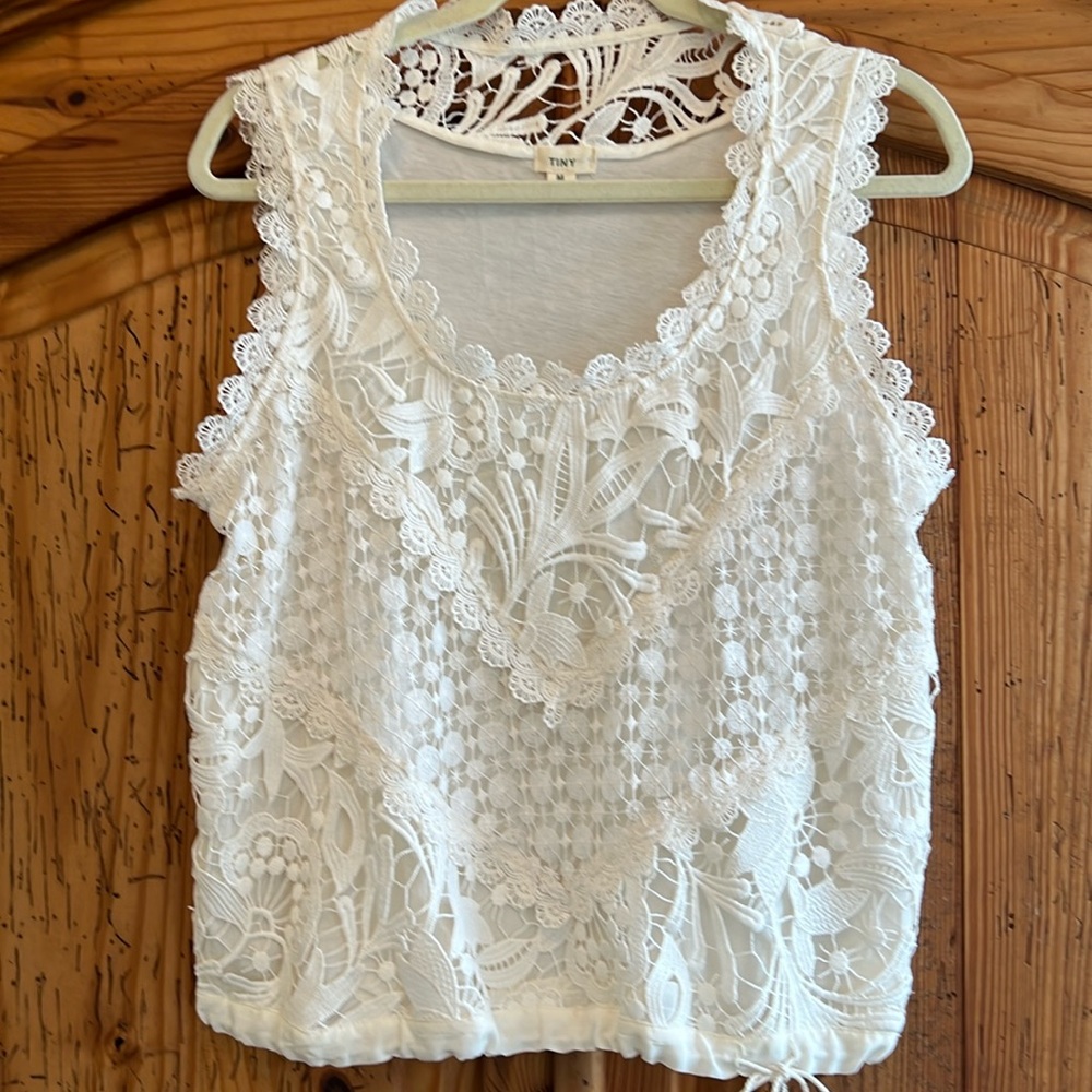 Cotton lace top